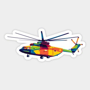 Mil Mi-24 Air Attack Helicopter Sticker